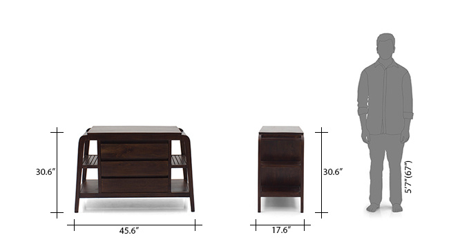 Salvic Chest Of Drawers(Walnut)